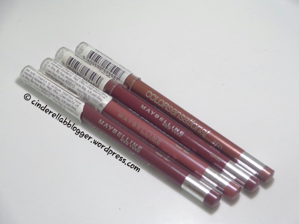 Maybelline Colorsensational Lip Liners | Review + Swatch – Cinderella  Indian Make-Up and Beauty Blog
